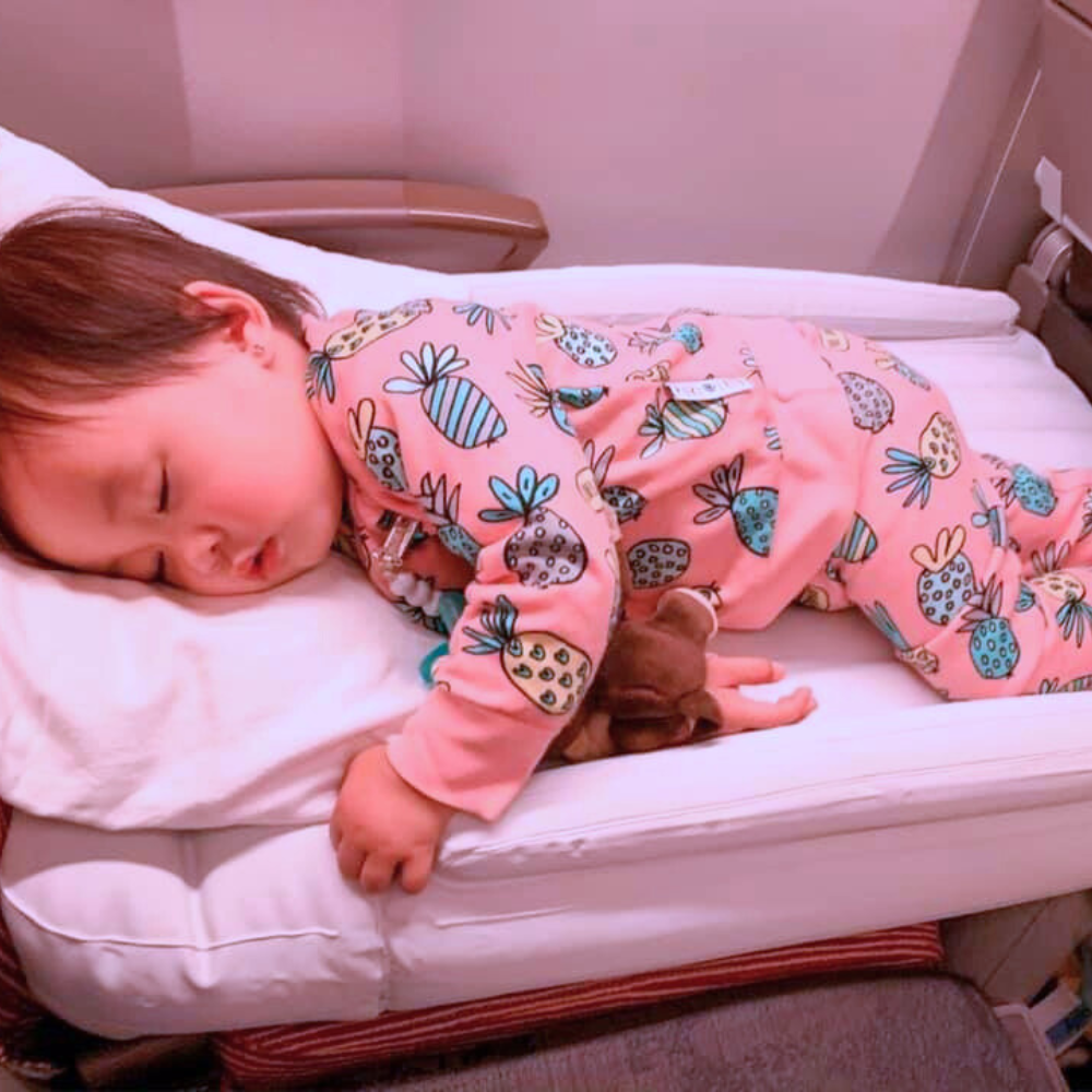 Child sleeping on Flyaway Kids Bed