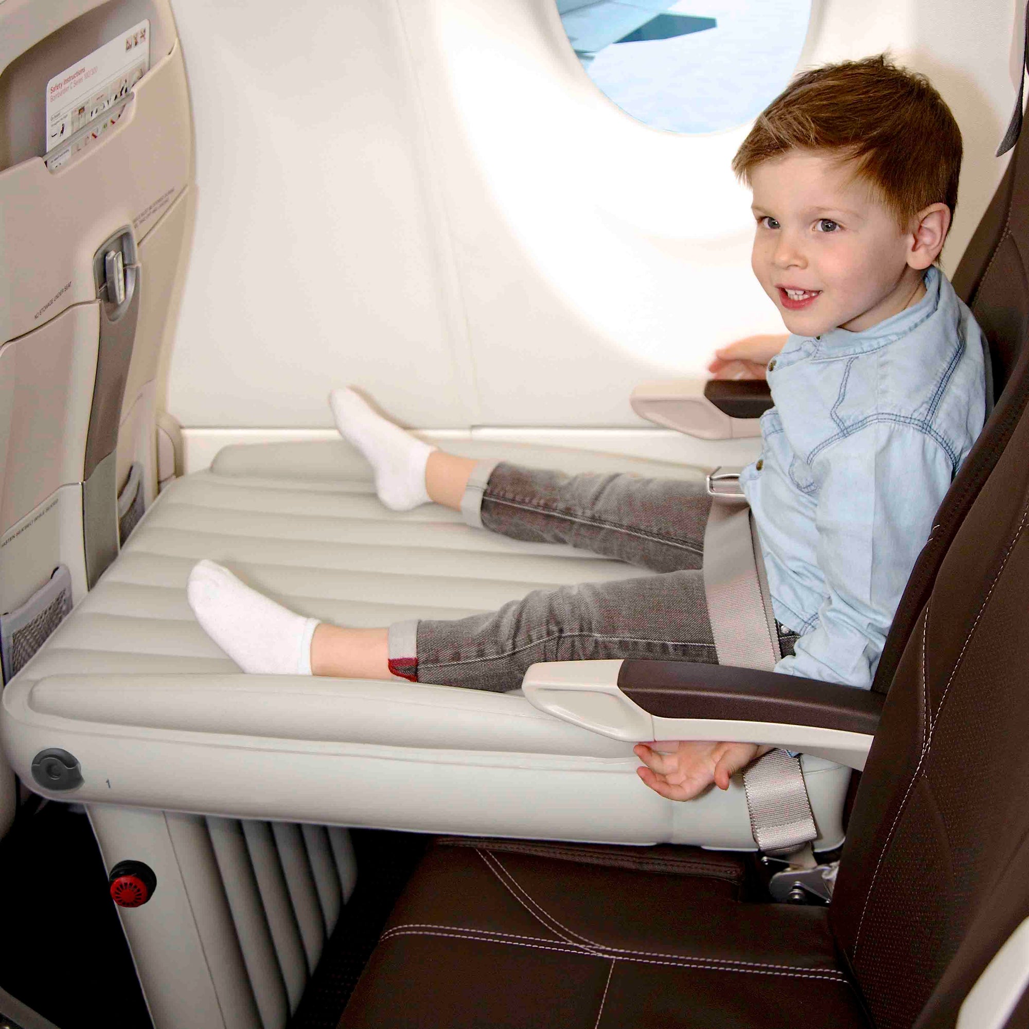 Airplane Footrest for Kids,Travel Airplane Toddler Bed,Portable Toddler Bed  for Travel,Travel Foot Rest for Airplane Flights,Travel Seat Cushion for